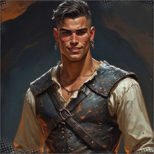 A young Plugr, Knight of Camerondale